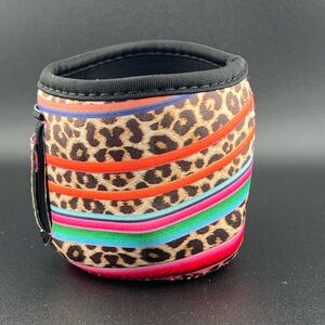 Southwestern Style Neoprene Ice Cream Cup Sleeve Multi Color Striped